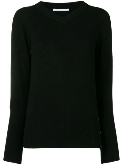 Agnona Pullover Mit Lockerer Passform In Black