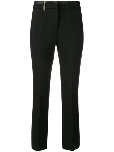 Peserico Cigarette Trousers - Black