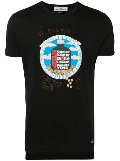 Vivienne Westwood Man Nindol Printed T-shirt - Black
