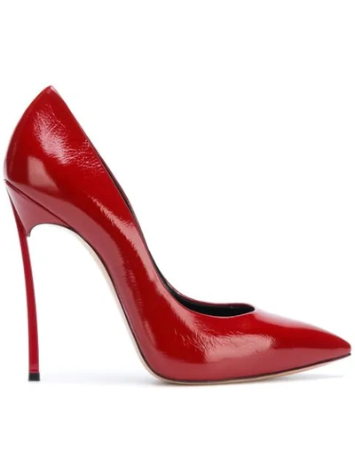 Casadei Classic Pointed Pumps In Red
