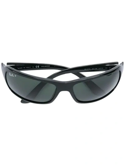 Ray Ban Rectangular Frame Sunglasses In Black
