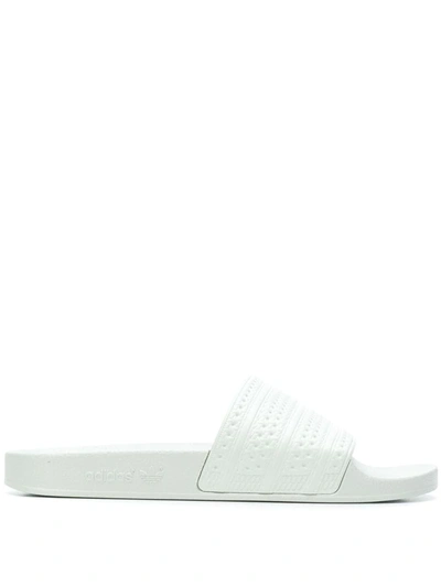 Adidas Originals Adilette Slides In White