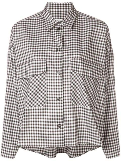 Mm6 Maison Margiela Angular Check Shirt - Green