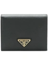 Prada Saffiano Wallet In Black