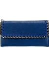 Stella Mccartney 'falabella' Portemonnaie In Blue