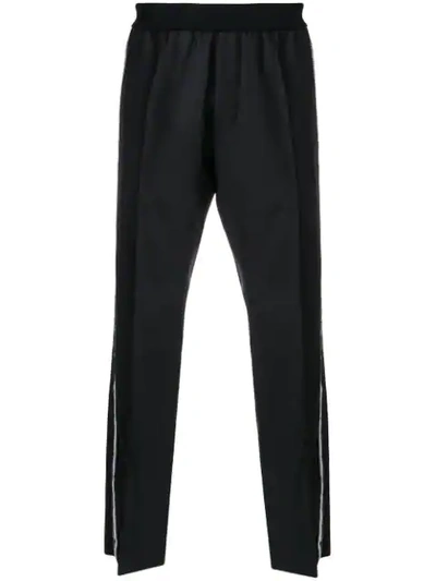 Dsquared2 Sequinned Tailored Trousers In Black