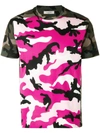 Valentino Camoushuffle T-shirt - Pink