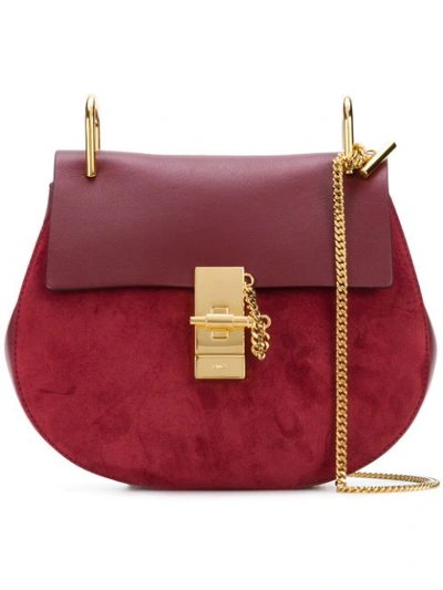 Chloé Drew Small Shoulder Bag - Red