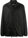 Dsquared2 Lightweight Logo Print Jacket In Black