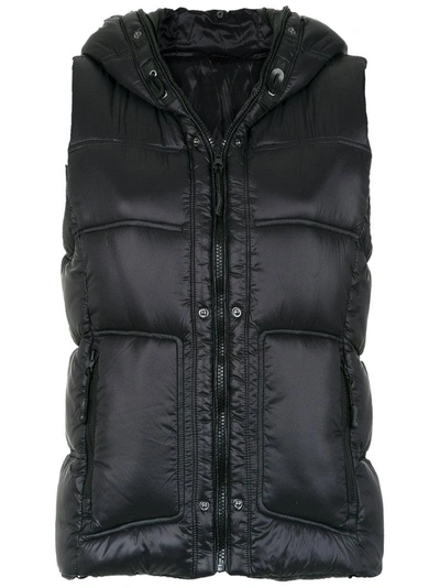 Track & Field Urban Quilted Vest - Black