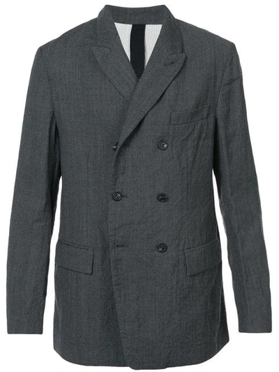 Forme D'expression Schmales Sakko Mit Doppelter Knopfleiste In Black