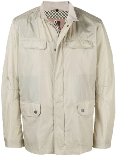 Sealup Classic Fitted Jacket In Neutrals