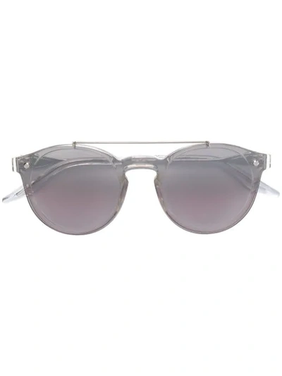 Snob Cat Eye Tinted Sunglasses In Metallic