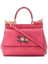 Dolce & Gabbana Sicily Tote In Pink