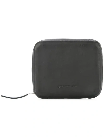 Ed Robert Judson Zip Around Wallet In Black