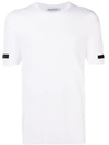 Neil Barrett Knitted Stripe Trim T-shirt - White