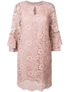 Blugirl Jeweled Lace Gown - Pink