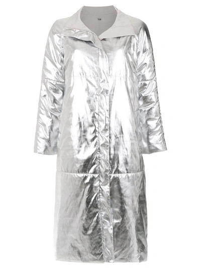 Mara Mac Metallic Long Coat