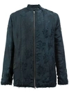 By Walid Floral Jacquard Jacket - Blue