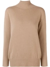 Max Mara Gnomo Turtleneck In Cammello