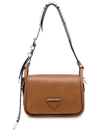 Prada Concept Shoulder Bag - Brown