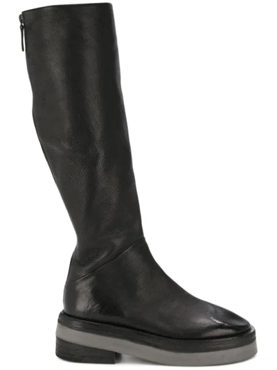 Marsèll Cervova Under-the-knee Boots In Black