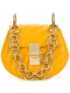 Chloé Yellow Drew Shoulder Bag In Orange