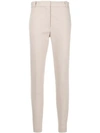 Joseph Cigarette Trousers In Neutrals