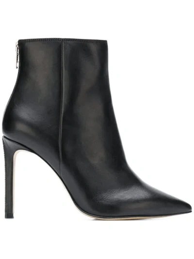 Diesel High Ankle Boots In Black