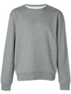 Maison Margiela Elbow-patch Cotton-jersey Sweatshirt In Grey