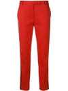 Styland Side-stripe Tuxedo Trousers In Red