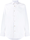 Paul Smith Long-sleeve Fitted Shirt In White