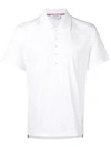 Thom Browne Classic Button Polo Shirt In White