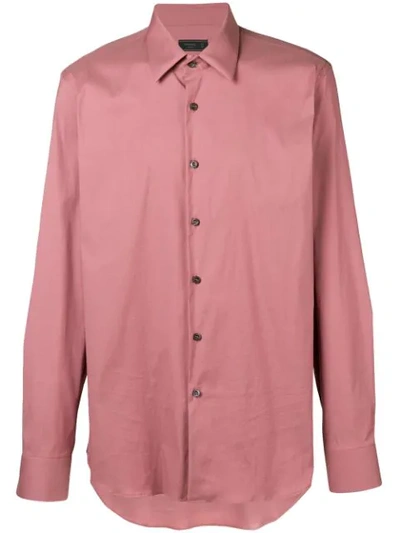 Prada Long-sleeve Fitted Shirt - Red