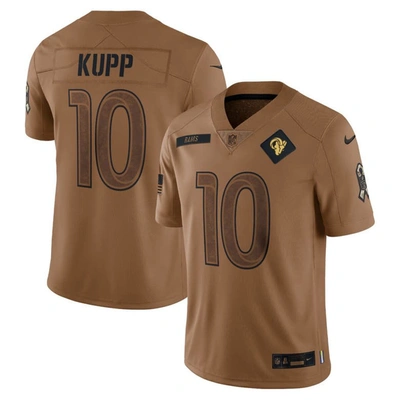 Nike Cooper Kupp Los Angeles Rams Salute To Service  Men's Dri-fit Nfl Limited Jersey In Brown
