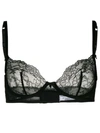 Gilda & Pearl L'amour Lace Bra In Black