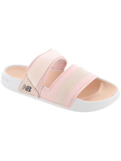 New Balance Womens Slip-on Casual Pool Slides In Multi