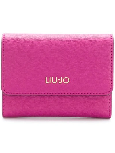 Liu •jo Liu Jo Isola Trifold Flap Wallet - Pink