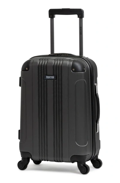 Kenneth Cole Reaction Out Of Bounds 20" Lightweight Hardside 4-wheel Spinner Carry-on Luggage In Charcoal