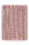 Ugg Ismay Faux Fur Throw Blanket In Cliff