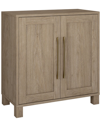 Abraham + Ivy Chabot 28in Wide Rectangular Accent Cabinet In Gray