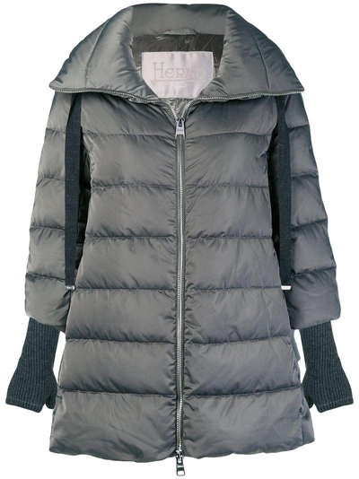 Herno Oversized Puffer Jacket - Grey
