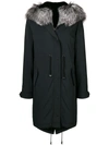 Liska Loose Fitted Coat - Black