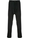 Jan-jan Van Essche Jan Jan Van Essche Cropped Dropped-crotch Trousers - Black