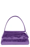 Liselle Kiss Elliot Leather Top Handle Bag In Violet
