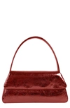 Liselle Kiss Elliot Leather Top Handle Bag In Scarlet