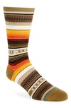 Stance Curren Crew Socks In Dark Green