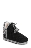 Muk Luks Amira Indoor/outdoor Slipper In Black/ White Boho