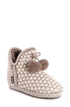 Muk Luks Amira Indoor/outdoor Slipper In Timberwolf/ Ivory