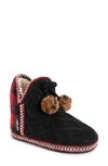 Muk Luks Amira Indoor/outdoor Slipper In Red,black